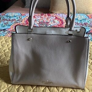 Kate Spade Light Gray Satchel